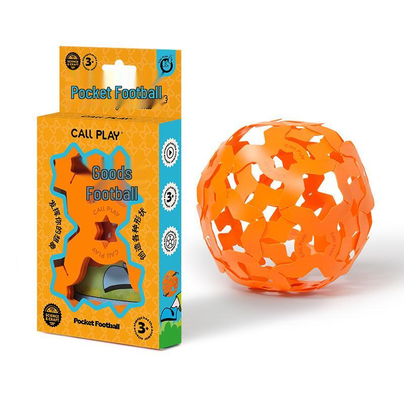 Keda Ya Kids' Versatile Sports Toy: Pocket Football, Flying Disc, Rugby, and Jianzi for DIY Outdoor Fun