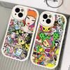 Japan T-Tokidokis Phone Case For iPhone 16 15 14 13 12 11 Pro Max Plus Soft Leather Cover
