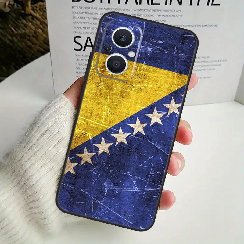 Bosnia Flag Case For OPPO Reno 8 7 6 5 4 Lite 8T 5Z 4Z 10 11F OPPO Find X5 X6 Pro X2 Neo X3 Lite Cover