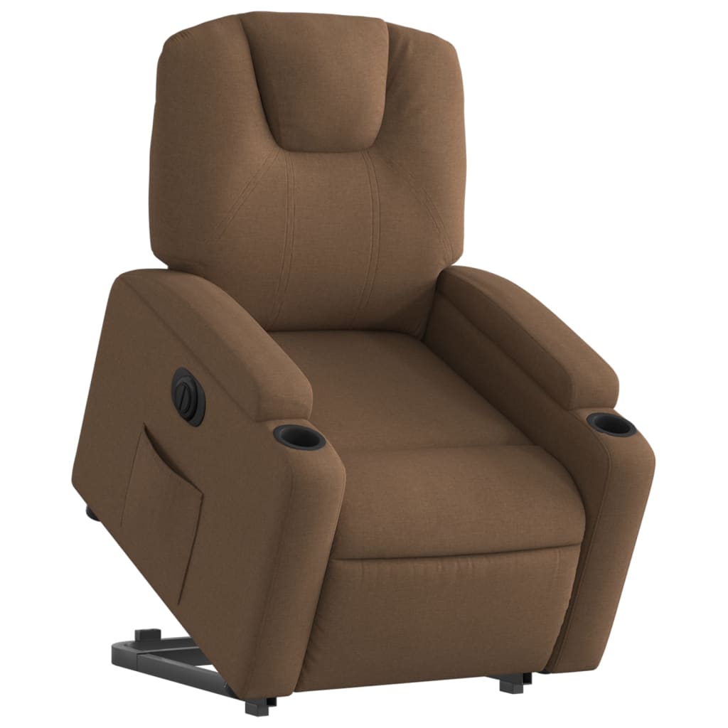 Vidaxl Lift-Up Massage Chair, Electric, Reclining, Brown