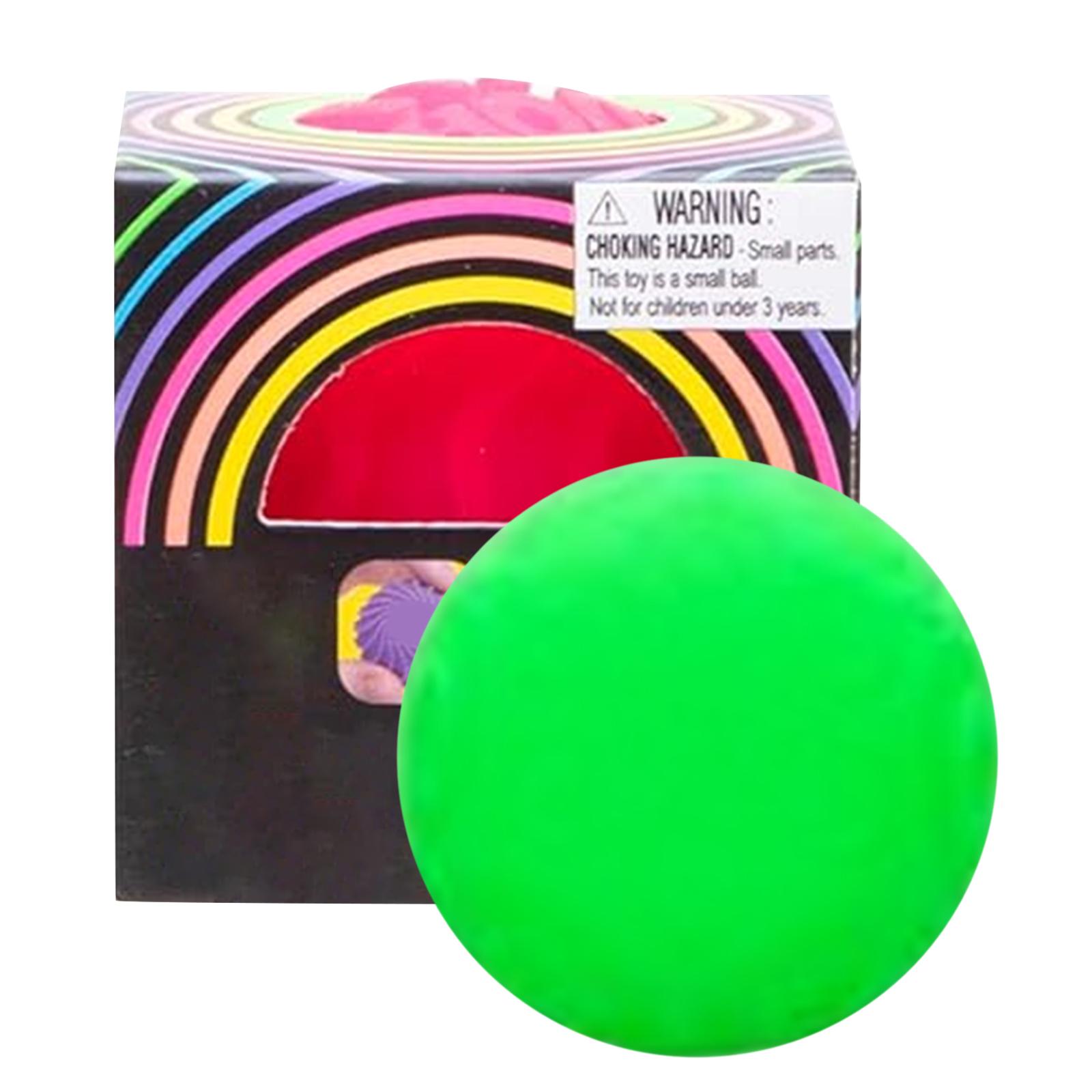 

Stress Relief Squeeze Toy Soft Textured Sensory Ball for Hand Therapy and Fidgeting with Flexible Material for Adults and Kids зелёный