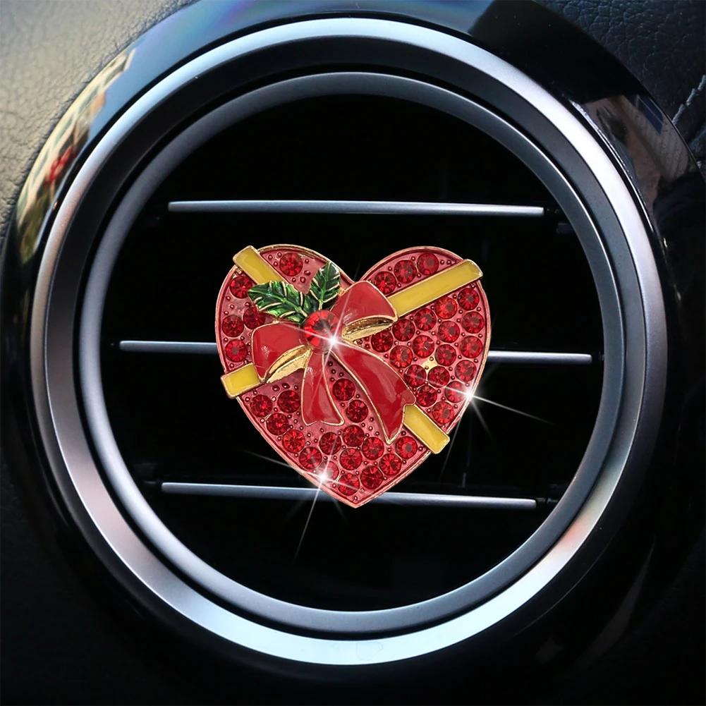Auto Diffusor Lüftungsschlitze Auto Diffusor Schneeflocke Öl Legierung Lüftungsschlitzclip Tragbarer Lufterfrischer Aromatherapie Öl Diffusor für jedes Alter