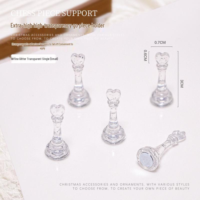 Raised Plastic Nail Art Practice Display Stand for Wearable Nails