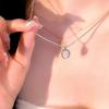 Moonstone  Necklace Female New Luxury Niche Clavicle Chain Female Snake Bone Chain Sweater Chain Accessories