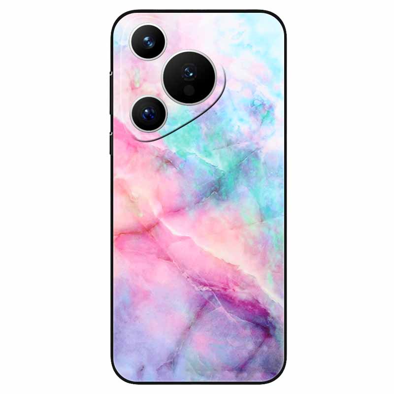 For Huawei Pura 70 / Pura70 Pro Case Soft Silicone Fashion Marble Shockproof Cover for Huawei Pura 70 Ultra P 70 Pro+ TPU Coque
