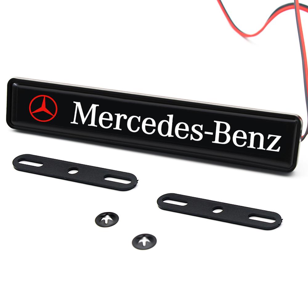 CRX1 Front Grille LED Emblem Light Illuminated Badge For Mercedes Benz AMG W205 C180 C200 C260 C300 W124 W126 W140 W168 W169 W176 Car