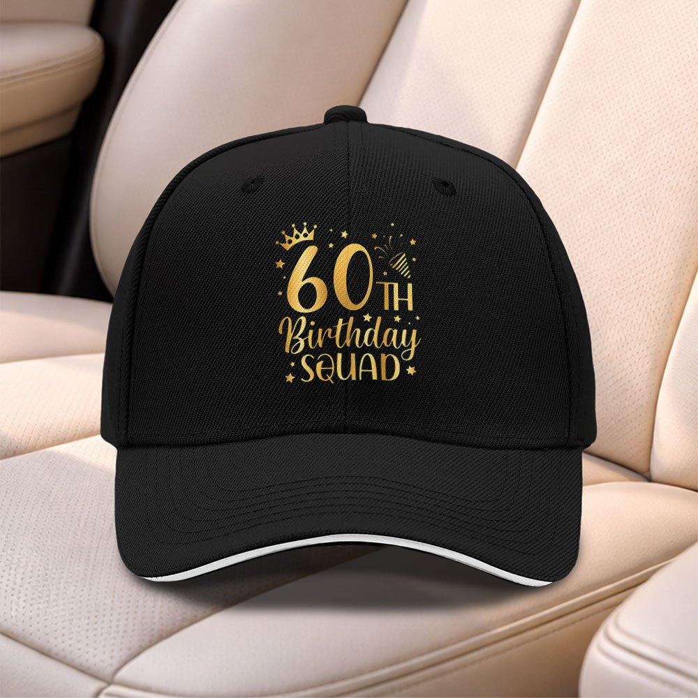 pc th Birthday Party Sandwich Baseball Cap Adjustable Outdoor Duckbill Hat Essential Item for Unisex and Women for Daily Com