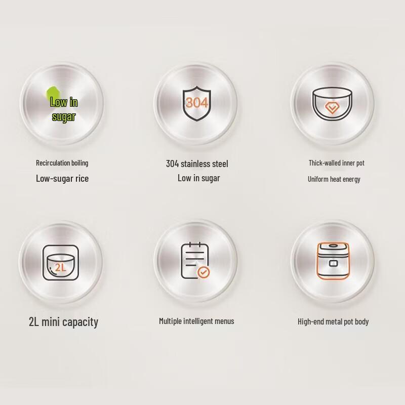 SUPOR 2L Smart Low Sugar Rice Cooker