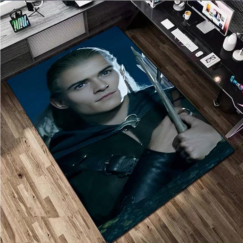 The Lord Of The Rings Carpet Office Decorative Carpet For Living Room Bedroom Door Mat Floor Rug Computer Chair Area Rug