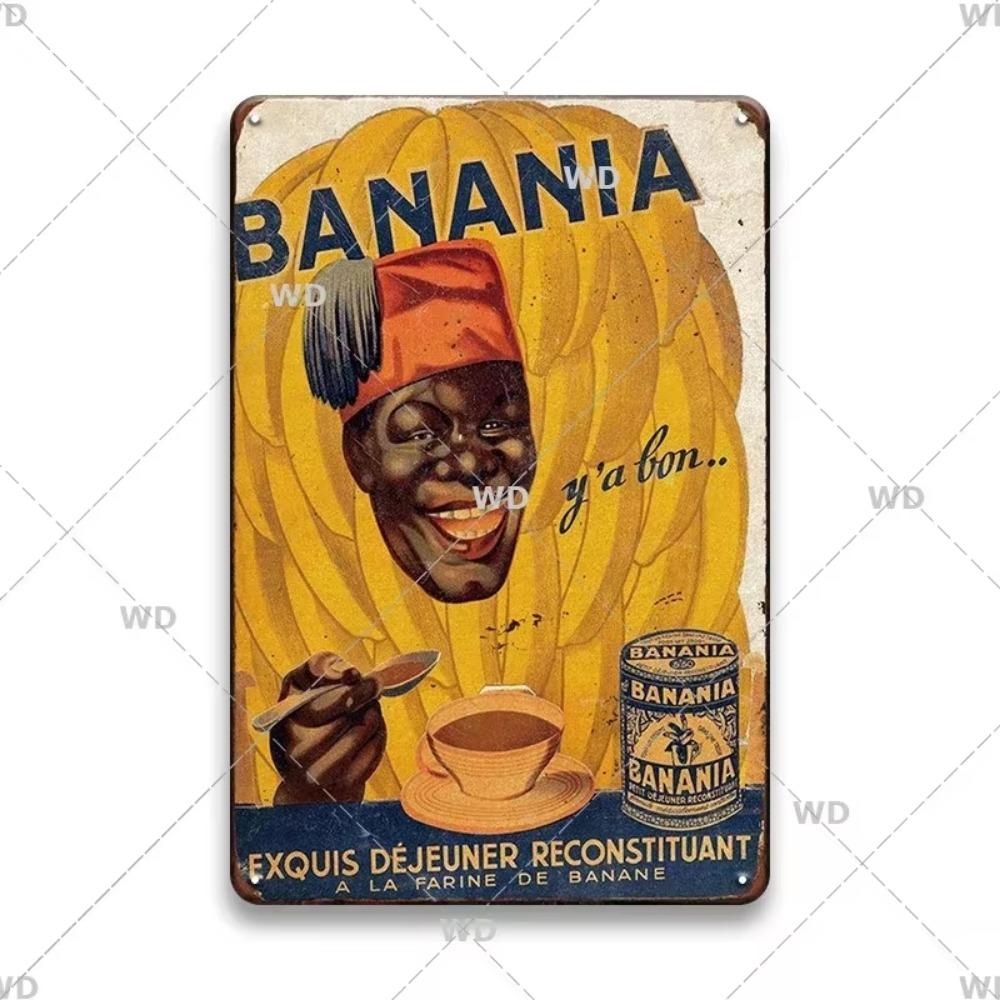 Chocolat Hot Drink Metal Poster Vintage Art Plate Signs Wall Deco Tin Sign Print Plaques Exquisite Crafts Decor Piece