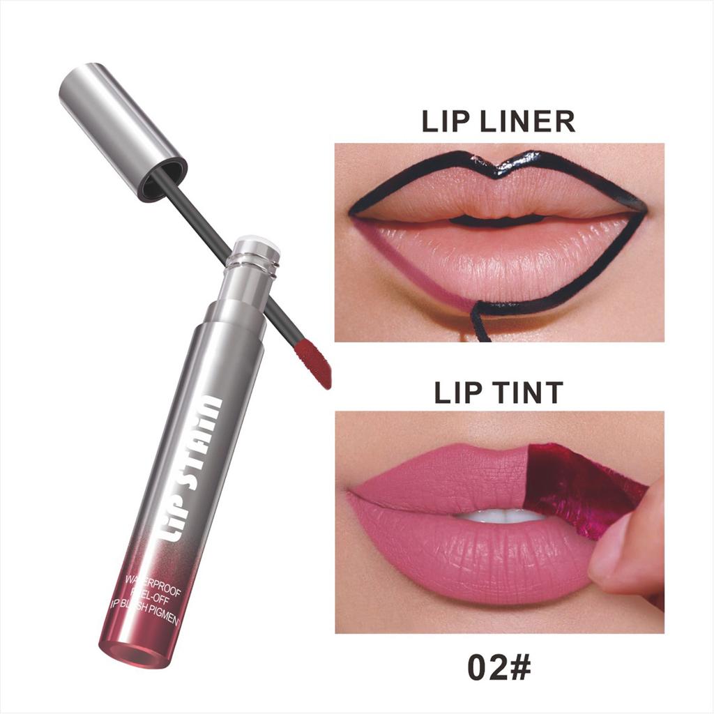 Matte Peel-Off Lip Stain 1Pc – Smudge-Resistant & Vibrant, Ideal for Casual Use, Celebrations, Office Meetings, or Gifting