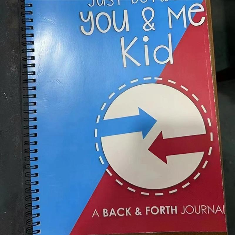 

A34R 2X Just Between You & Me, Kid: B Back & Forth Journal Between Grown-Up & Kid Communication Diary Red Blue NONE