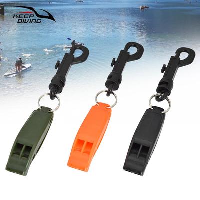 Dual-Frequency Lifesaving Whistle with Hook, Multi-functional Outdoor Emergency Survival Tool KS-923B