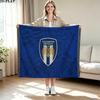 Colchester Utd FC Print Flannel Blanket High Quality Warm Comfortable Cover for All Seasons Perfect for Gifts Home Decor