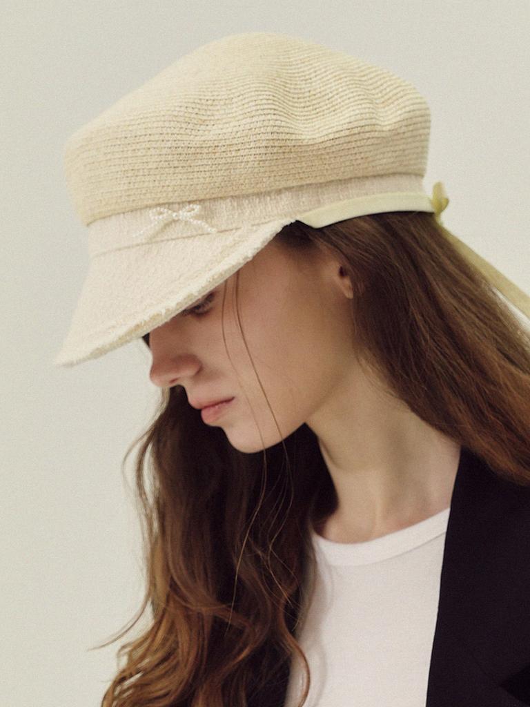 Meleuhen Pearl Ribbon Matroos Cap_2Color