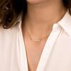 EManco Imitation Pearls Pendant Choker Necklace for Women, Gold Stainless Steel Necklace, Gift, ,