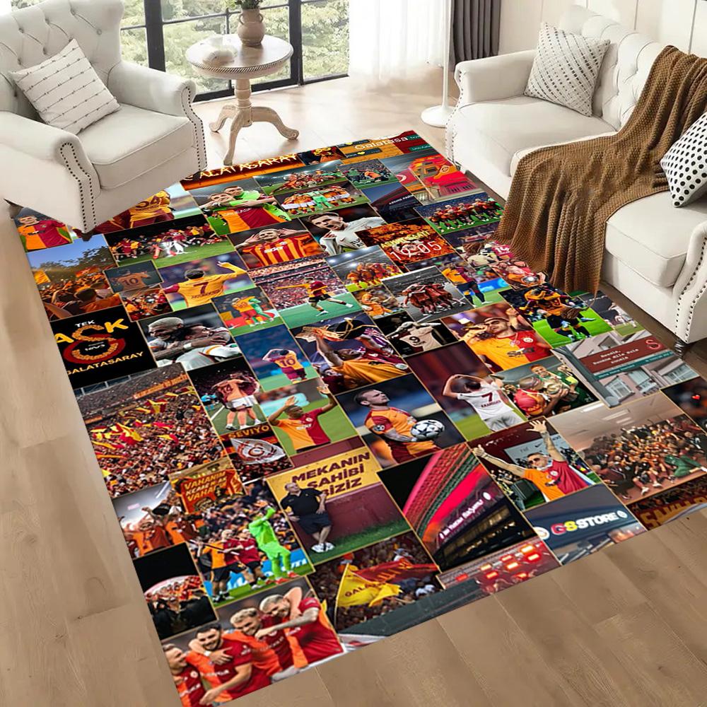Galatasaray 95 Floor Mat Design for Foyer Game Room Balcony Hallway Anti-slip Rug Office home decor Perfect Gift for Women/Men