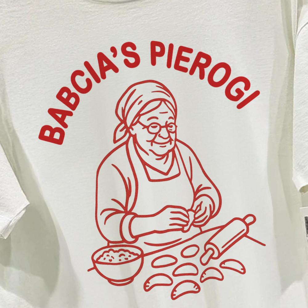 

Babcias Pierogi Bober Bobr Poland Polska Funny T-Shirt Gift M