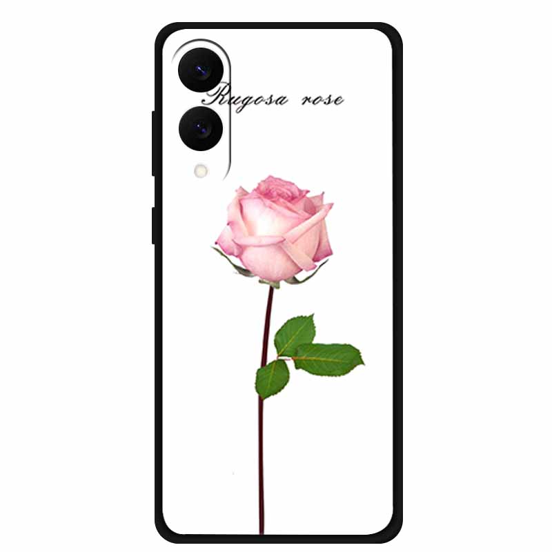 

3D Flowers Case For Samsung Galaxy S25 Ultra Plus FE Edge Soft Silicone Bumper Phone Cases for Samsung S 25 Back Emboss Covers Galaxy S25 FE
