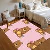 Cartoon Bär Teppich Matte Teppich Herz Ballon Rosa Romantisch Niedlich Kinderzimmer Rutschfest Heimdekoration Wohnzimmer Schlafzimmer Fußmatte
