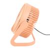 Desk Fan 360 Degree Rotation Low Noise Brushless Motor USB Powered Portable Small Table Fan for Home Desktop   Travel