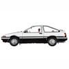 Deagostini Sprinter Trueno AE86 Diecast ABS Montagesatz Vorgefertigt lackiert