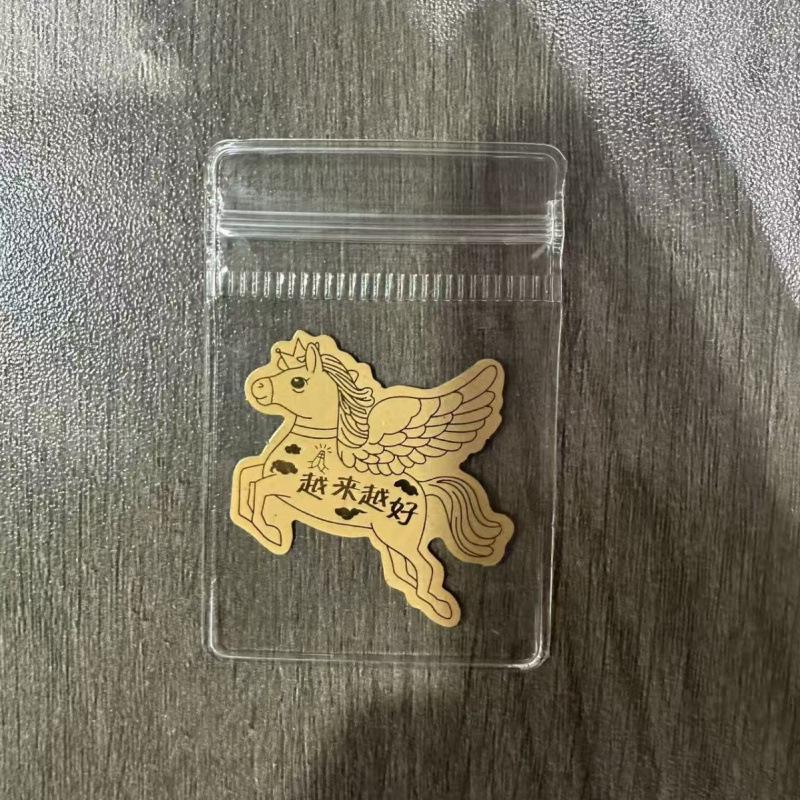 Rich Horse Gold Foil Money-Attracting Phone Sticker - Boost Wealth and Prosperity