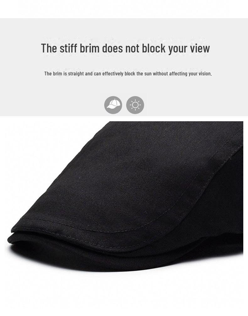 Unisex Retro Peaked Berets: Artistic British Fashion Painter Caps