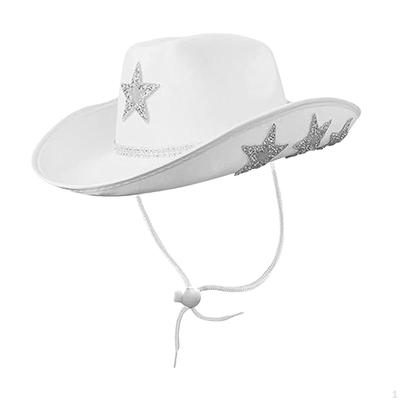 Cowboy Hat with Chin Strap Cowgirl for Thanksgiving Gift Dressing Up Cosplay