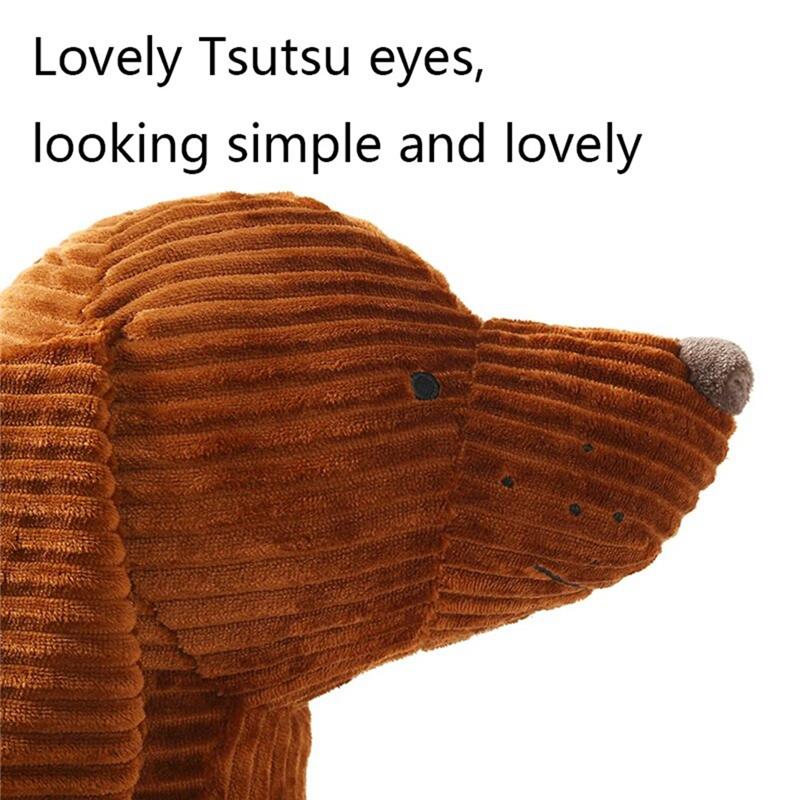 Gift For Kids Dachshund Dog Plush Hug Pillow Soft Stuffed Throw Cushion Animal For Home For Sofa Decoration 50Cm