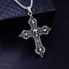 Necklace Baroque Skull Cross Popular Hollow Pendant