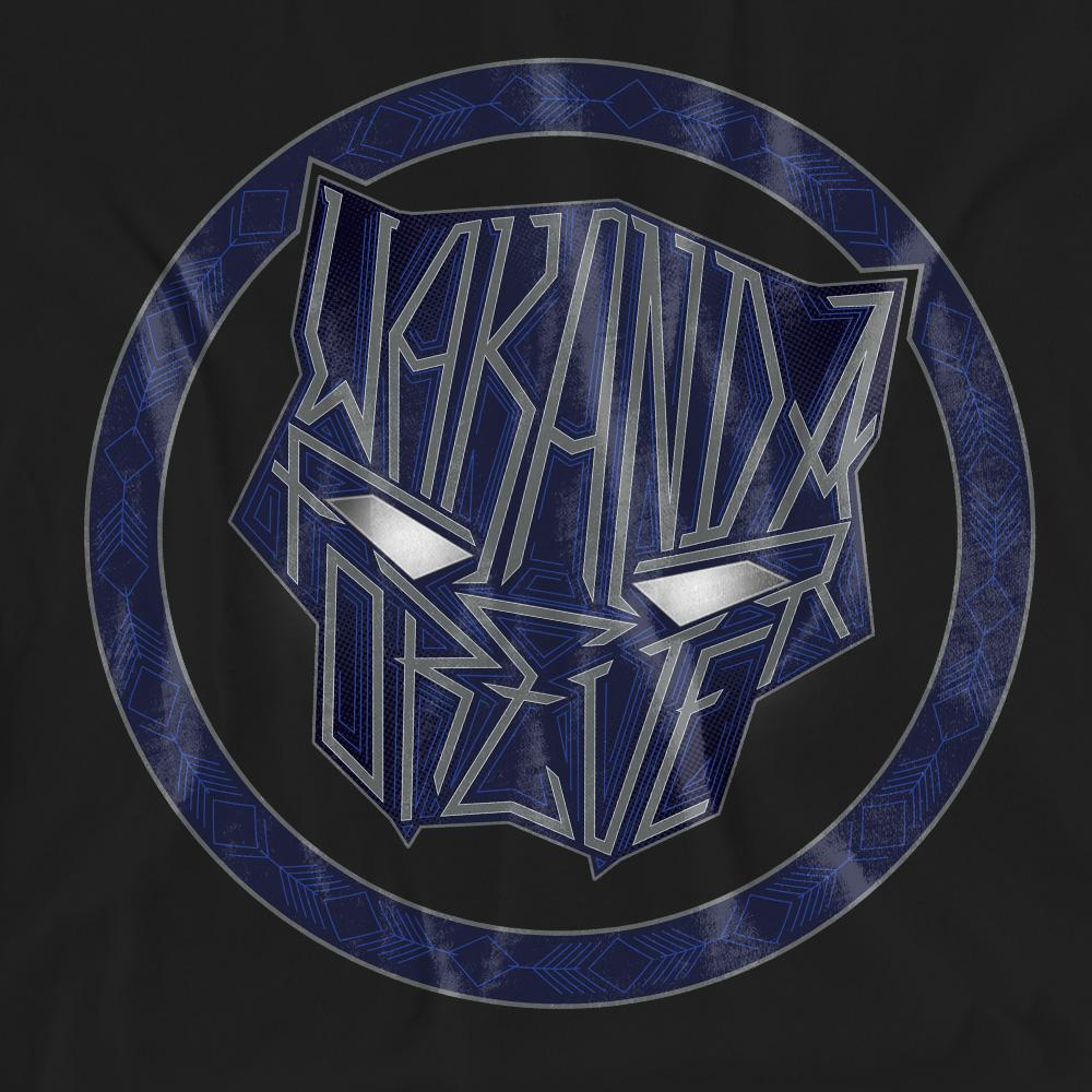 Black Panther: Wakanda Forever Unisex Adult Text T-Shirt
