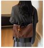 Herbst Koreanische Retro Wildleder Tragetasche - Damen Vintage Schulterhandtasche