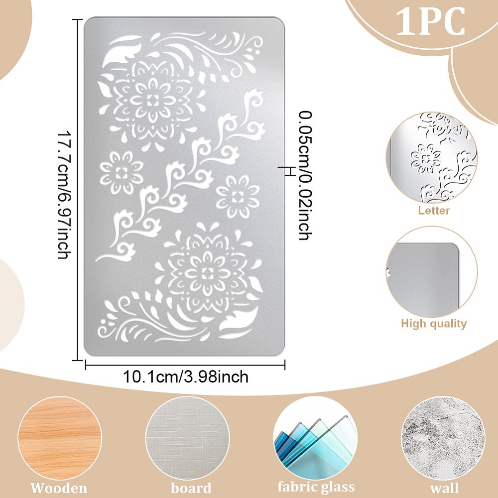 Retro Stainless Steel Metal Cutting Dies Stencils for DIY Scrapbooking/Photo Album Decorative Embossing DIY Paper Card Matte Stainless Steel Color