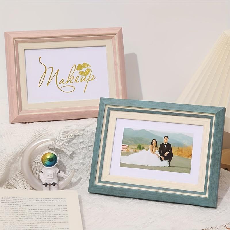 1pc 7-Inch Nordic - Style Minimalist Creative Picture Frame - Ideal for Tabletop Display and Photo Wall Art