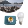 Secure and Dependable Portable LED Work Light with Short Circuit Protection for 18V Series Lithium Battery E27 Bulb Lamp