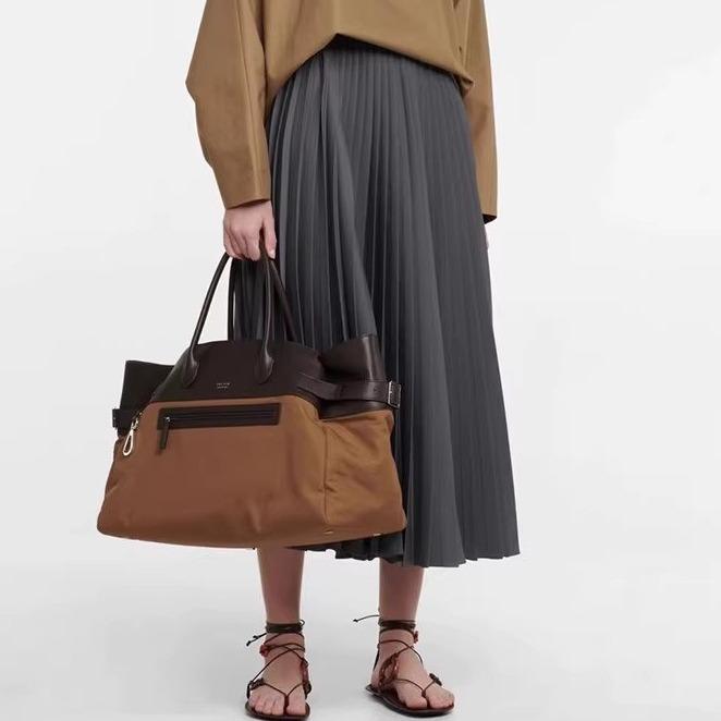 Niche Women'S Bag Margaux17 Nylon Cowhide Large-Capacity Handbag Casual Tote Bag