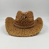 Hats Cowgirl Hats American Western Cowboy Hat Summer Straw Hat Breathable Fashion Trend Sun Shield Hat Panama Jazz Cap