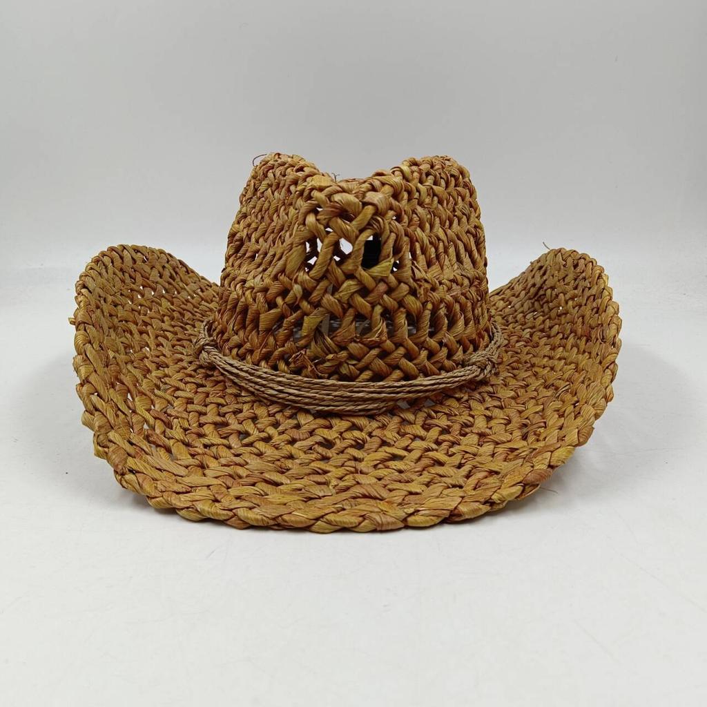 Hats Cowgirl Hats American Western Cowboy Hat Summer Straw Hat Breathable Fashion Trend Sun Shield Hat Panama Jazz Cap