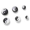 5Pcs Acrylic Tai Chi Beads DIY Bracelet Necklace Earrings Jewelry Accessories