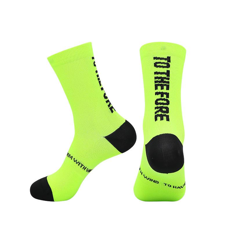 Premium Unisex Mid-Calf Running Socks, Terry Bottom, Ideal for Cycling and Fitness