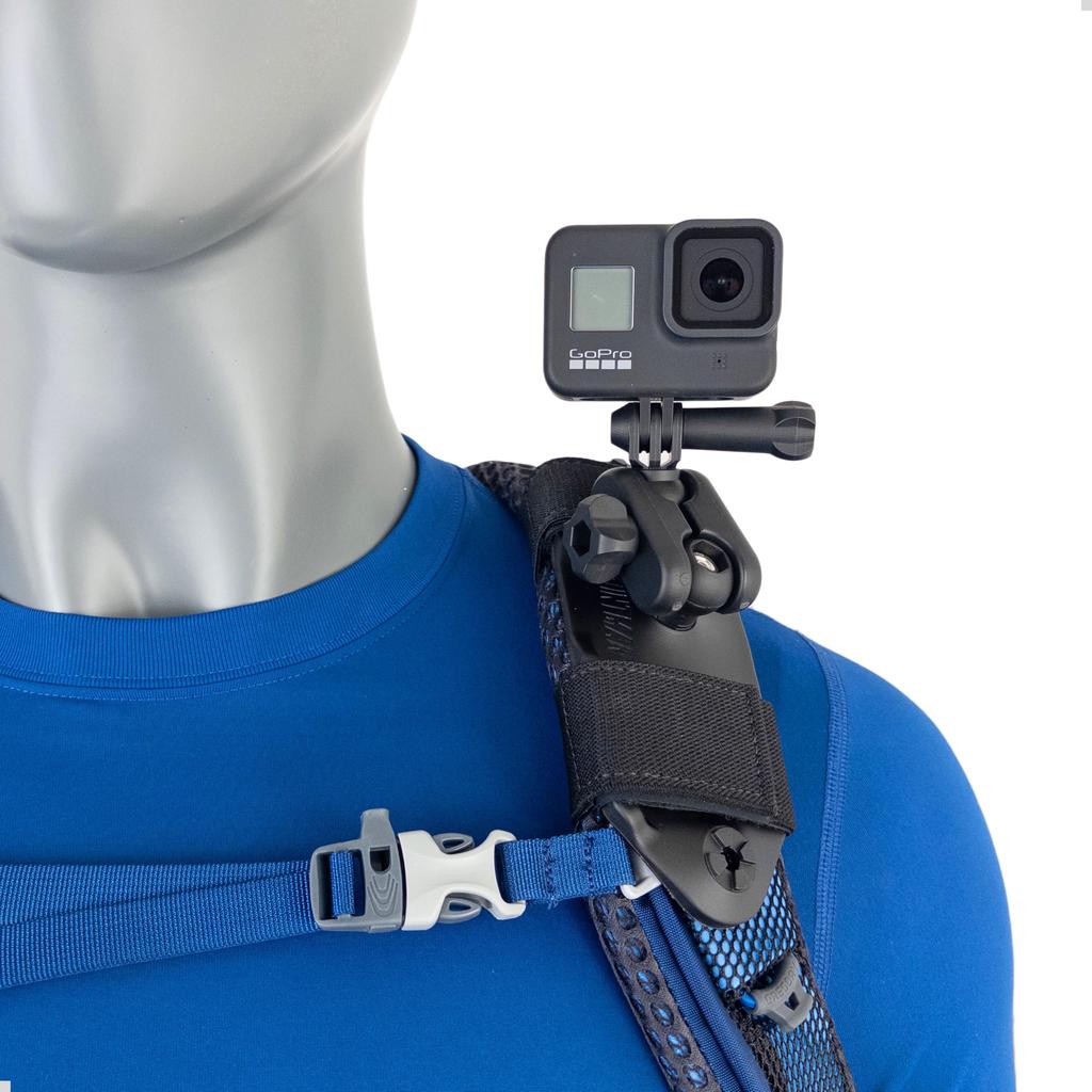 Stuntman Action Camera Pack Mount Shoulder Strap Mount