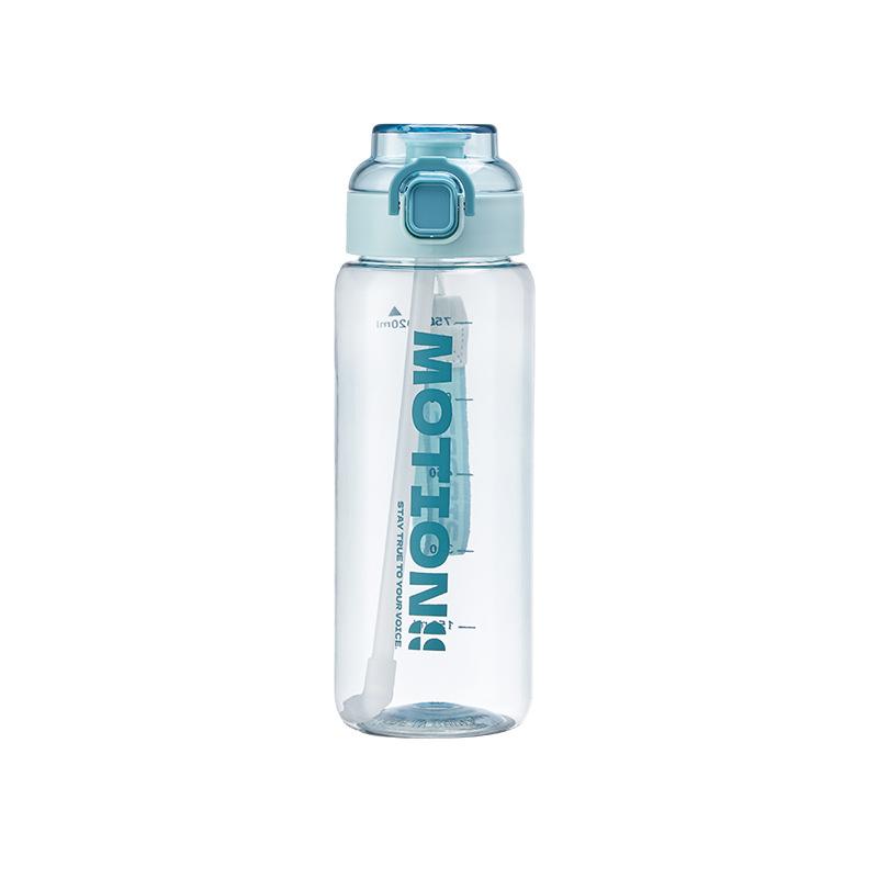 Student Water Bottle - Anti-drop and Anti-leak, Double-ended Straw Cup, Outdoor Sports Water Bottle, Portable Travel Cup, Space Cup 770ml
