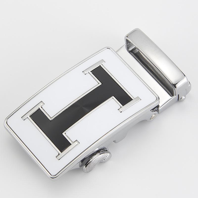 Wanpin 3.5CM Men's Automatic Belt Buckle - Casual & Business Waist Accessory