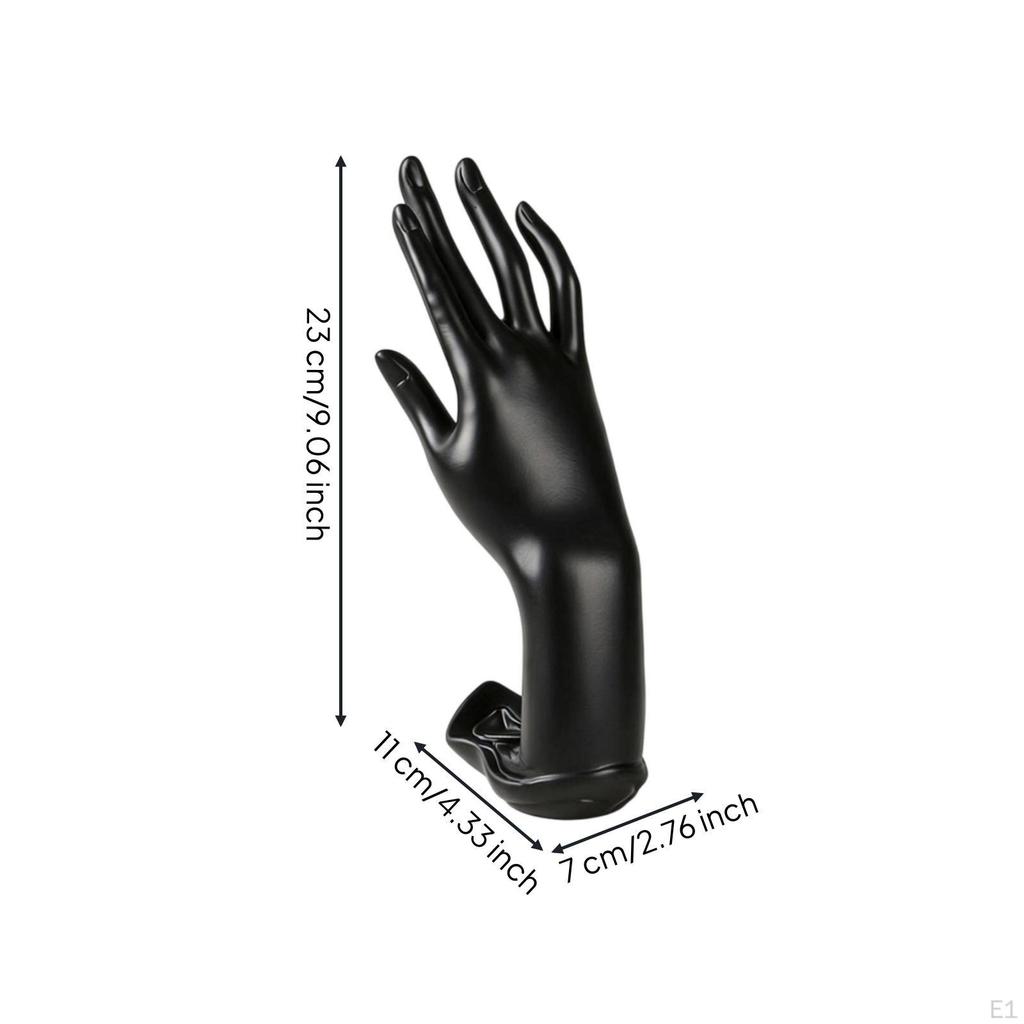 Jewelry Display Holder with Hand Sculptural PalmandFinger Stand Compact Ring