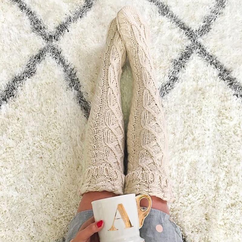 Winter Over Knee Socks Sexy Warm Thin High Knit Stockings Ladies Women Long  Thigh High Leg Warmers купить недорого — выгодные цены, бесплатная  доставка, реальные отзывы с фото — Joom