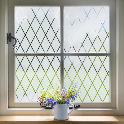 Frosted Window Privacy Film Opaque Static Cling Adhesive VInyl for Home Heat Control UV Protection Window Stickers Decoration