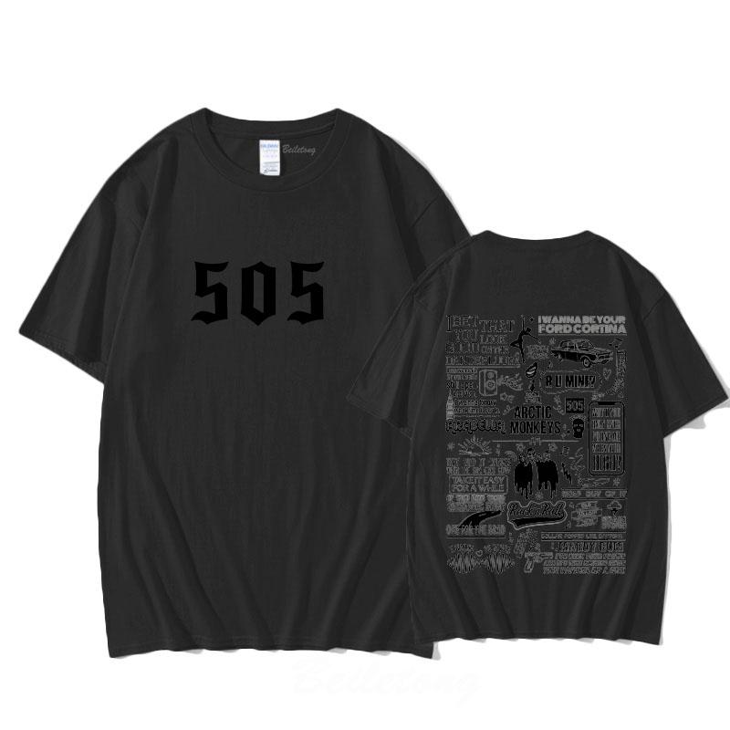 Arctic Monkey 2025 Mens New Tshirt Short Sleeve Cotton High Quality Casual Tshirt Comfortable Unisex Tshirt S