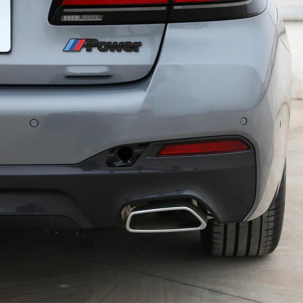 3D Metal Car Badge Body Trunk Decor Sticker Auto Modification Accessorie For M BMW Power E90 E92 E93 F20 F21 F30 F31 F32 E60 E39 jbzh05