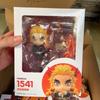 Durable 10cm Demon Slayer Kyojuro Rengoku Flame Hashira #1541 Action Figure Face Swappable Poseable Boxed Anime Collectible Figurine
